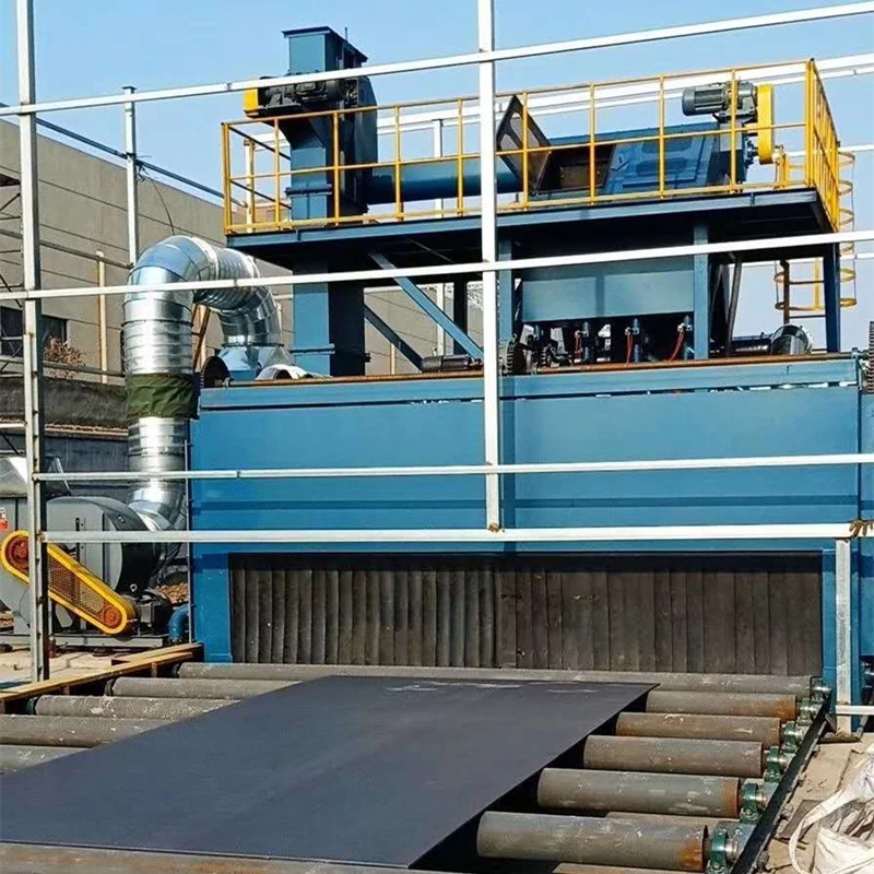 Advantages of steel plate steel structure shot blasting machine