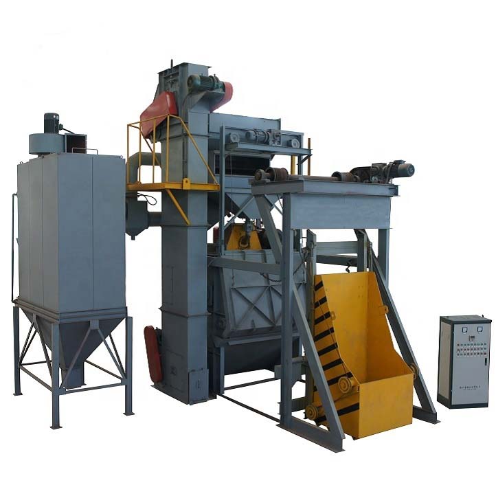 The working process of the crawler shot blasting machine