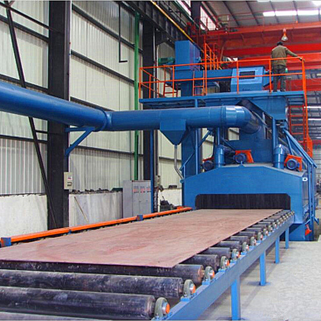  The application range of the pass through shot blasting machine