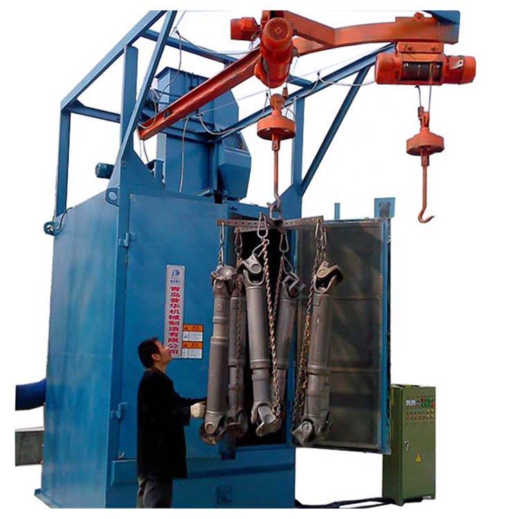 Q37 series hook type shot blasting machine sent to Indonesia