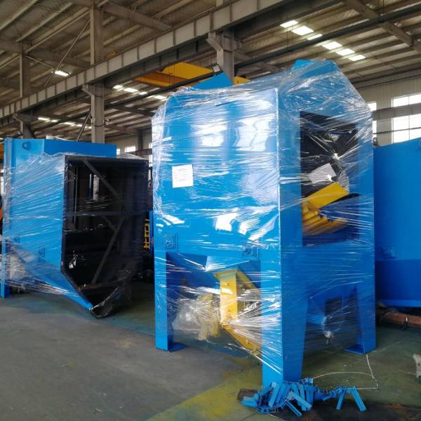 Roller conveyor shot blasting machine sent to Mexico