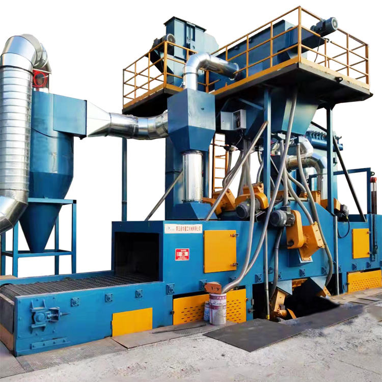 Features of mesh belt shot blasting machine