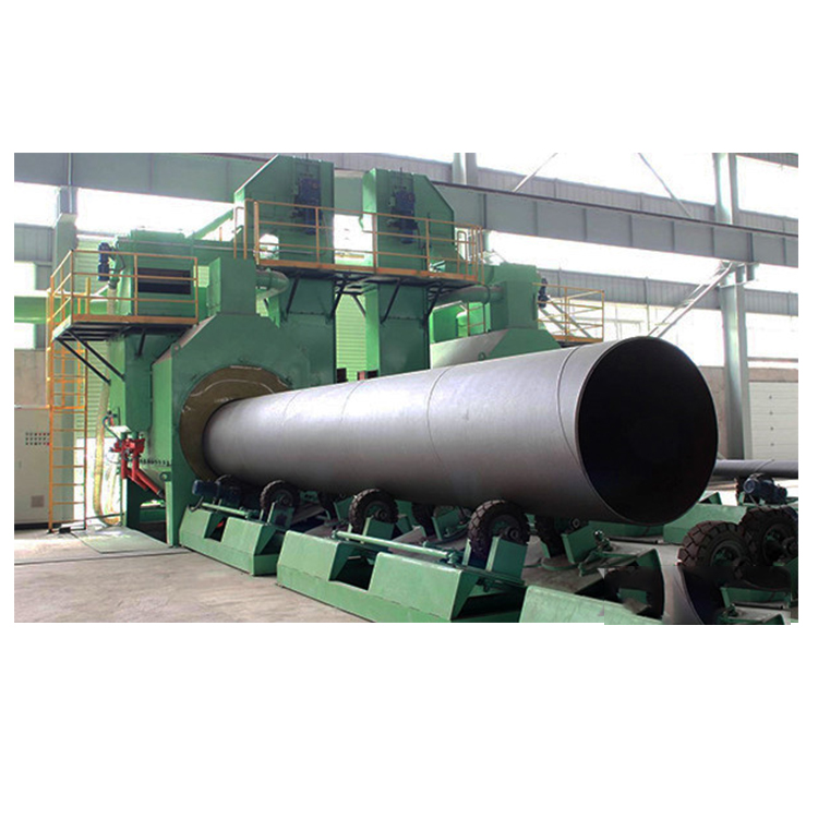 The advantages of steel pipe shot blasting machine