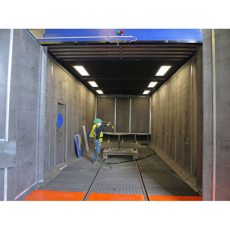 Sandblasting Room for Trolley Cleaning